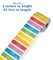 Carson Dellosa All Are Welcome 65Ft of Striped Rainbow Bulletin Board Borders, 1 Roll of Colorful Trim for Rolling Whiteboard, Cork and Posterboard, Party Decorations, and Classroom Decor